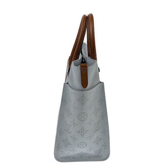 Louis Vuitton On My Side MM Leather Monogram Blue Oramp Shoulder Bag - Picture 3 of 11